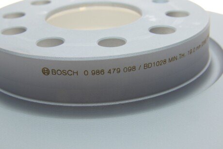 Вентильований гальмівний диск bosch 0986479098