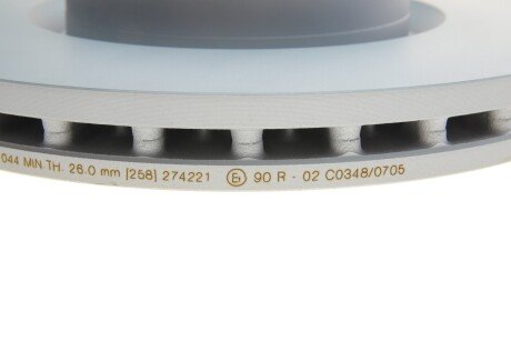 Вентилируемый тормозной диск bosch 0986479114