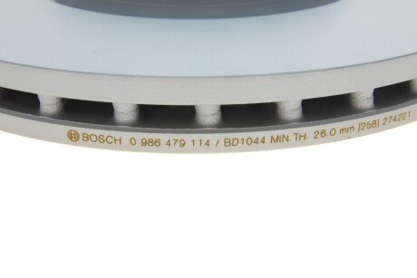 Вентилируемый тормозной диск bosch 0986479114
