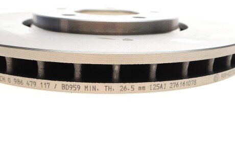 Вентилируемый тормозной диск bosch 0986479117