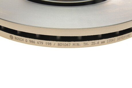 Вентильований гальмівний диск bosch 0986479198