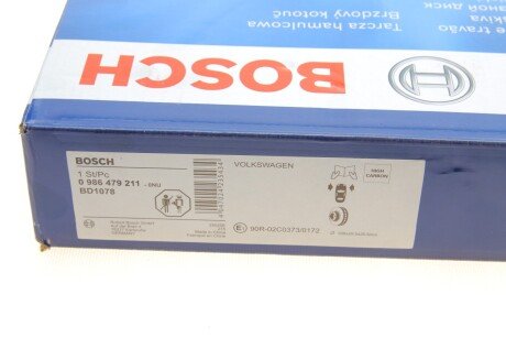 Вентилируемый тормозной диск bosch 0986479211