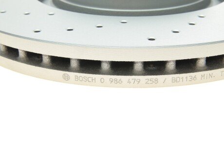 Вентилируемый тормозной диск bosch 0986479258