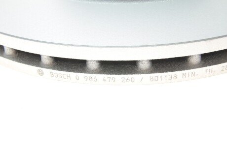 Вентилируемый тормозной диск bosch 0986479260