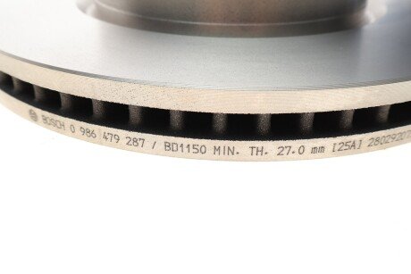 Вентилируемый тормозной диск bosch 0986479287