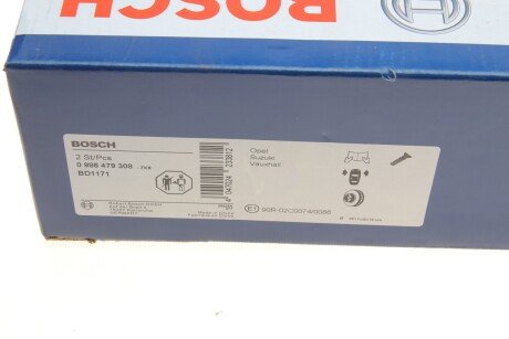 Вентилируемый тормозной диск bosch 0986479308