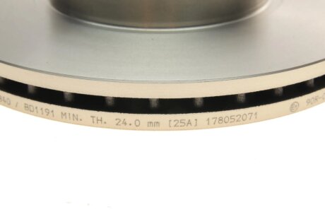 Вентильований гальмівний диск bosch 0986479340