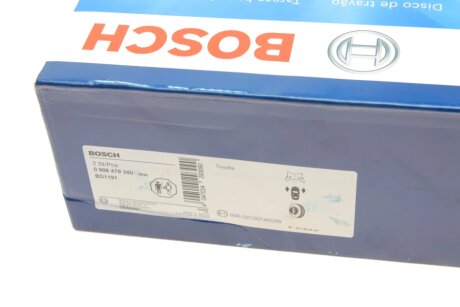 Вентильований гальмівний диск bosch 0986479340