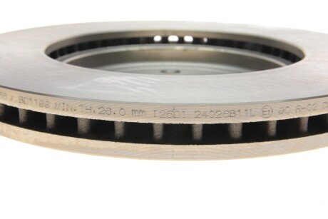 Вентильований гальмівний диск bosch 0986479356