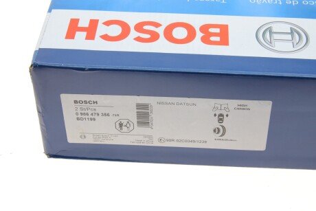 Вентильований гальмівний диск bosch 0986479356