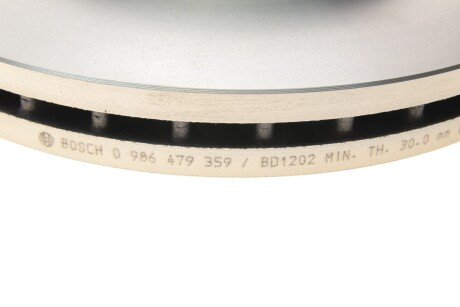 Вентильований гальмівний диск bosch 0986479359