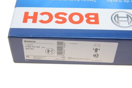 Вентильований гальмівний диск bosch 0986479359