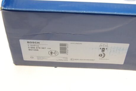Вентилируемый тормозной диск bosch 0986479367
