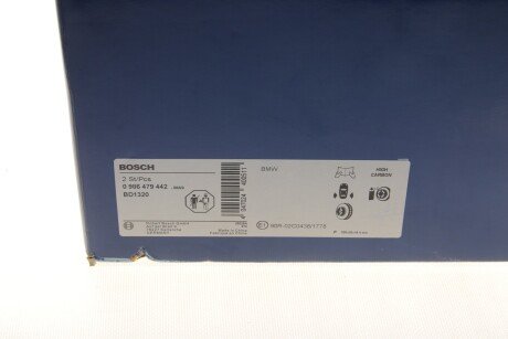 Вентилируемый тормозной диск bosch 0986479442