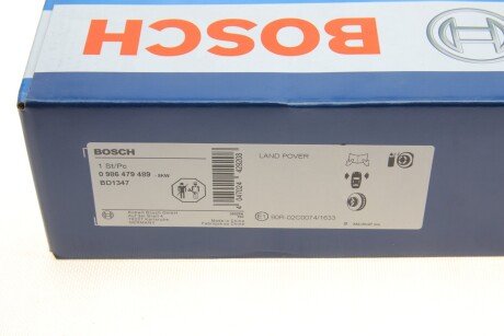 Вентилируемый тормозной диск bosch 0986479489