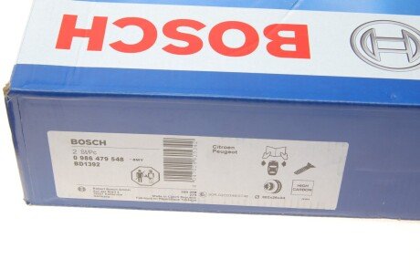 Вентилируемый тормозной диск bosch 0986479548