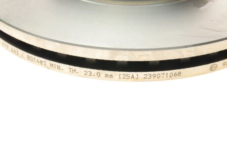 Вентилируемый тормозной диск bosch 0986479643