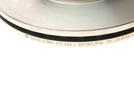 Вентилируемый тормозной диск bosch 0986479643