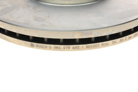 Вентилируемый тормозной диск bosch 0986479692