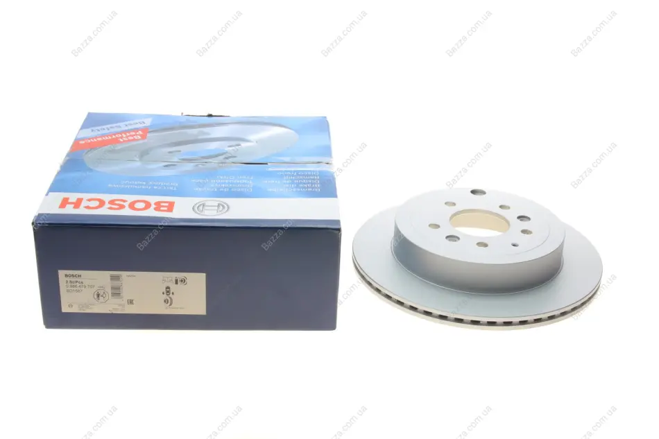 Вентильований гальмівний диск Bosch 0986479757 (фото 1)