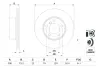 Вентильований гальмівний диск Bosch 0 986 479 A18 (фото 5)