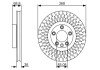 Вентилируемый тормозной диск bosch 0986479A33