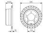 Вентильований гальмівний диск bosch 0 986 479 A61