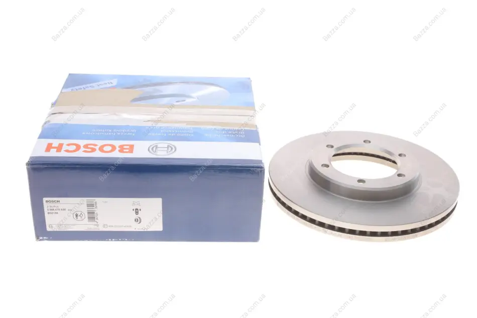 Вентильований гальмівний диск Bosch 0986479A95 (фото 1)