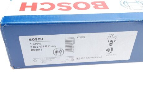 Вентильований гальмівний диск bosch 0986479B11