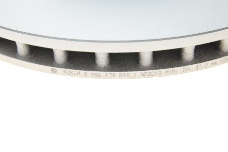 Вентилируемый тормозной диск bosch 0986479B18