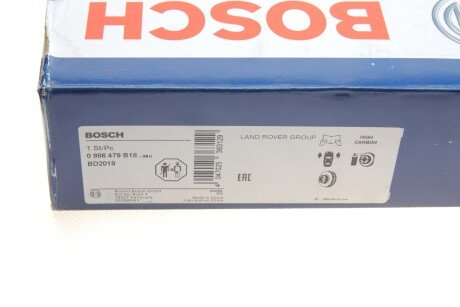 Вентилируемый тормозной диск bosch 0986479B18