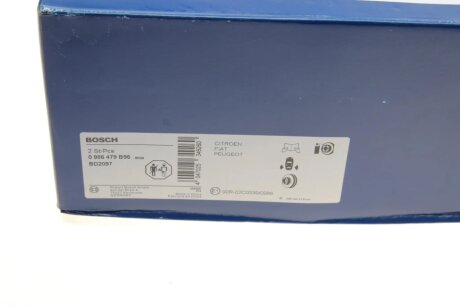 Вентильований гальмівний диск bosch 0986479B96