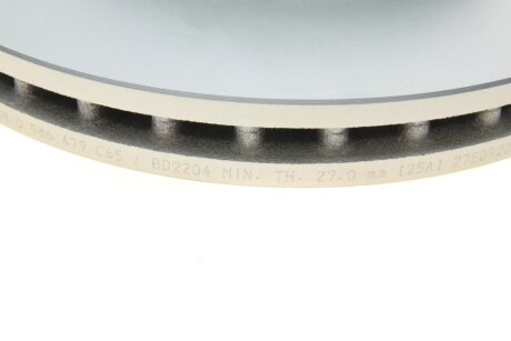 Вентильований гальмівний диск bosch 0986479C65