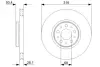 Вентильований гальмівний диск Bosch 0986479C85 (фото 5)