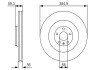 Вентильований гальмівний диск bosch 0 986 479 R30