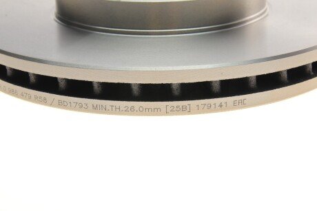 Вентилируемый тормозной диск bosch 0986479R58