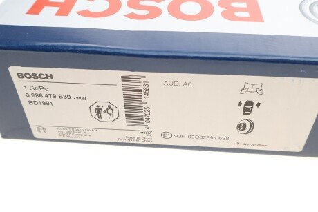 Вентилируемый тормозной диск bosch 0986479S30