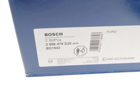 Вентилируемый тормозной диск bosch 0986479S38