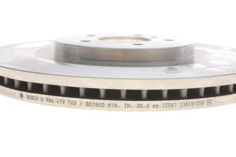 Вентилируемый тормозной диск bosch 0986479T02