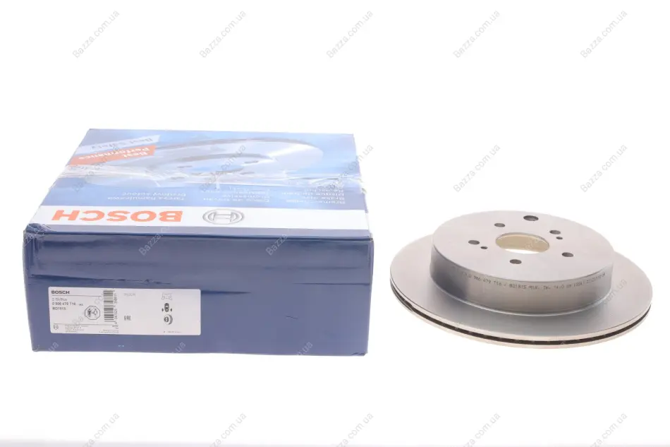 Вентильований гальмівний диск Bosch 0986479T16 (фото 1)