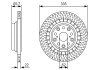 Вентильований гальмівний диск bosch 0 986 479 T35