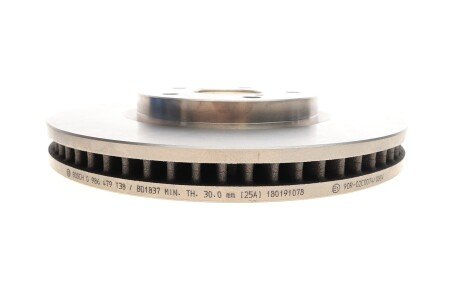 Вентилируемый тормозной диск bosch 0986479T38