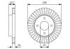 Вентилируемый тормозной диск bosch 0 986 479 T42