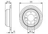 Вентильований гальмівний диск bosch 0 986 479 U29