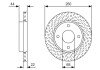 Вентильований гальмівний диск bosch 0986479U54