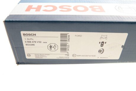 Вентилируемый тормозной диск bosch 0986479V32