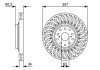 Вентильований гальмівний диск bosch 0986479V64