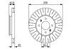 Вентильований гальмівний диск bosch 0986479V96