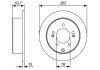 Вентильований гальмівний диск bosch ""0986479W12"