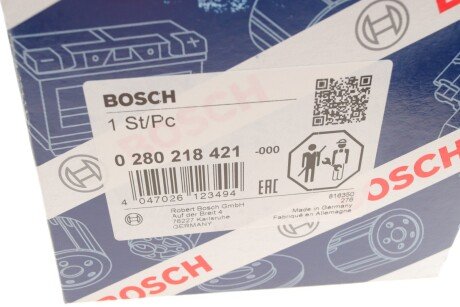Вимірювач маси повітря bosch 0280218421